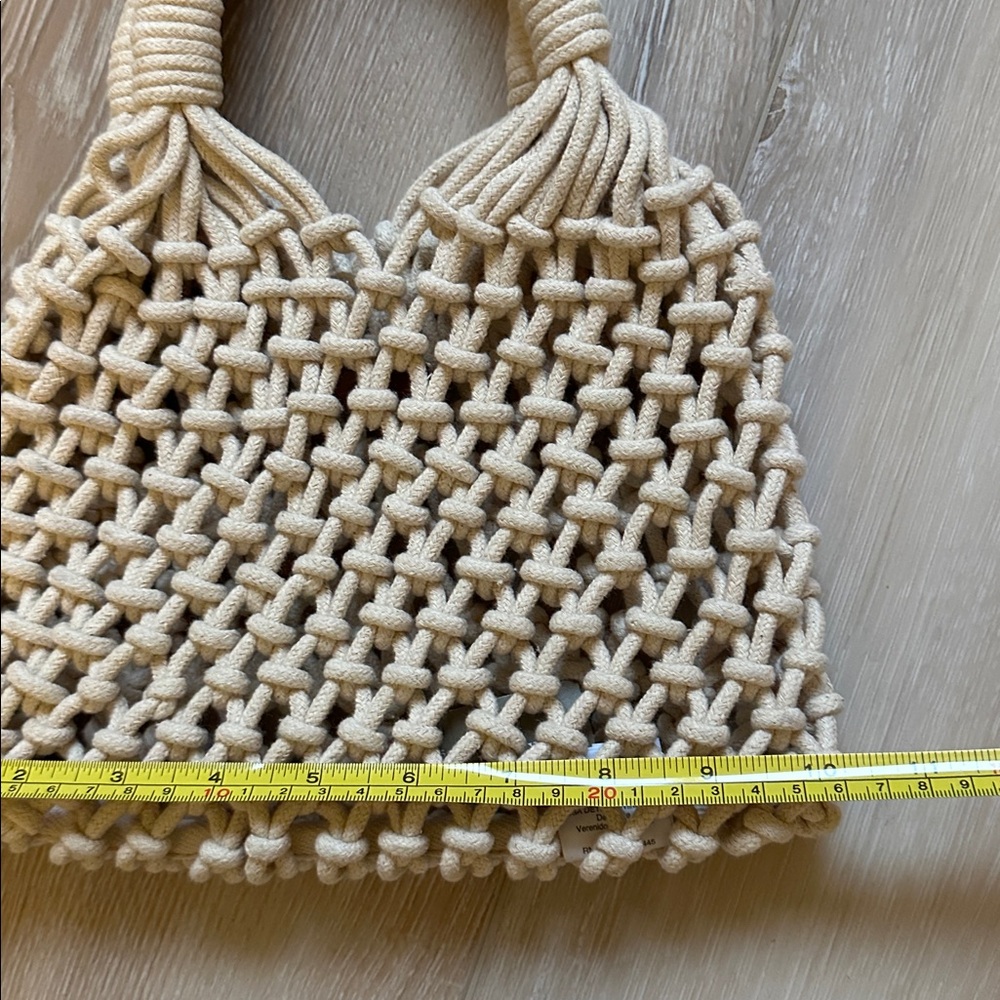 J Crew small Cadiz hand knotted rope tote - Picture 3 of 6